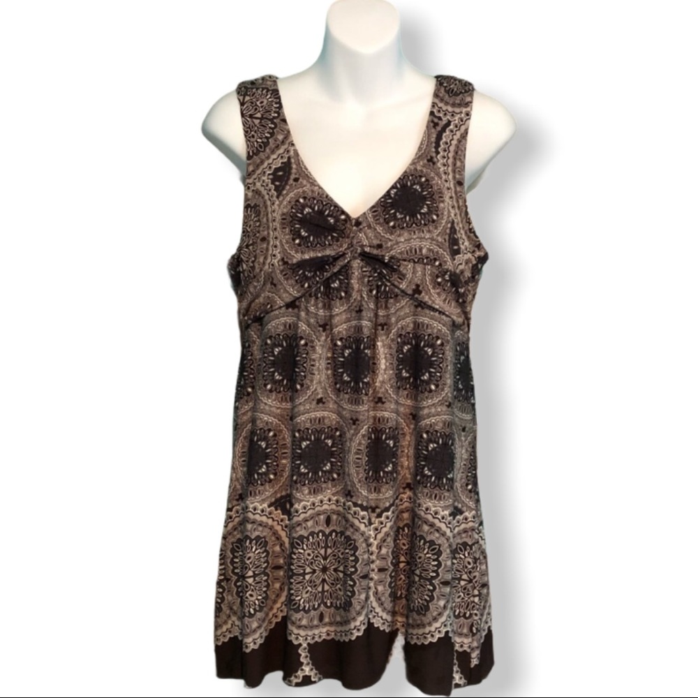 Studio Y Sleeveless V Neck Dress